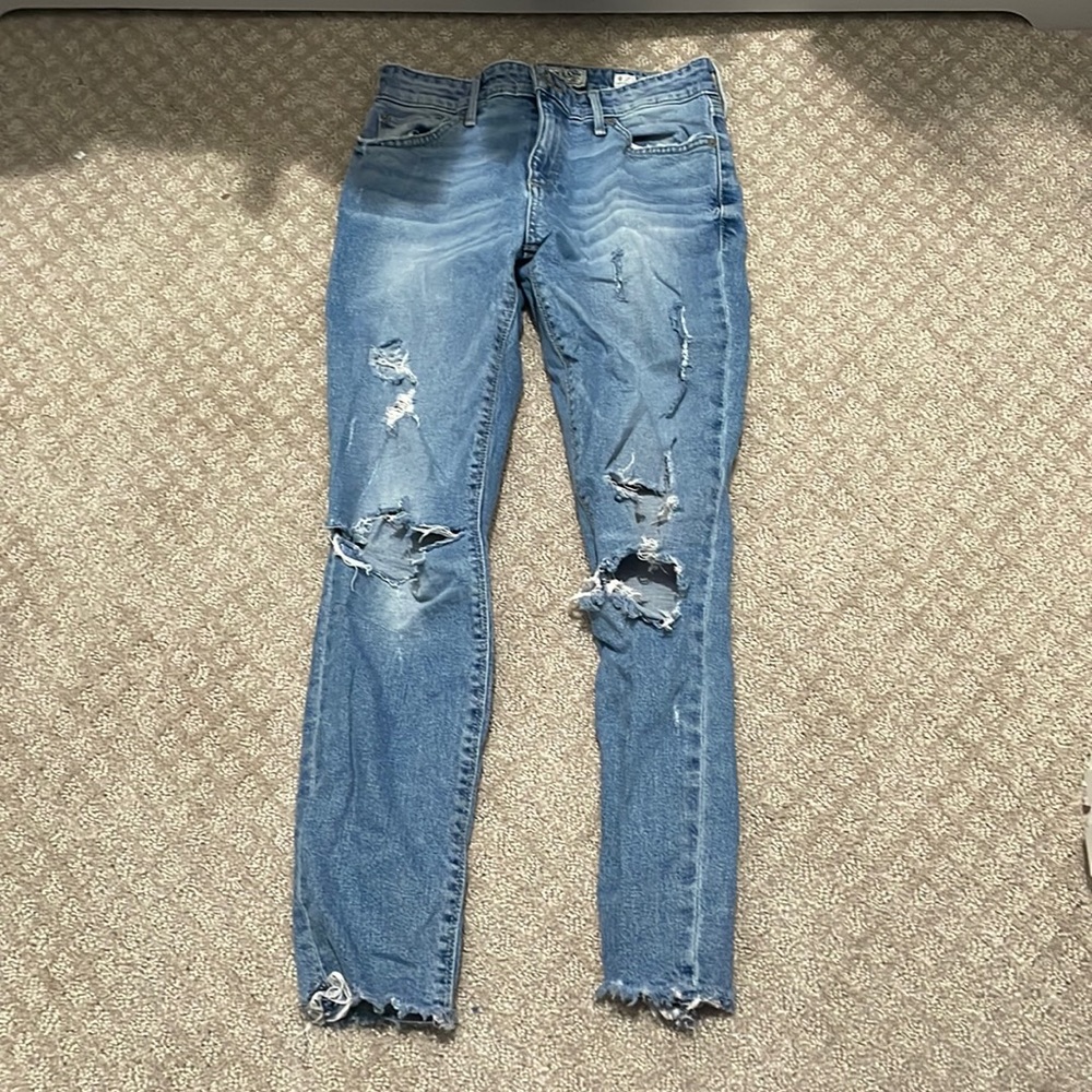 Lucky Brand skinny jeans, blue, size 0/25.